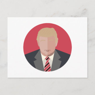 Donald Trump Graphic Representation Briefkaart
