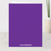 DONALD TRUMP GRAPPIG GROTE VERJAARDAG KAART (Achterkant)