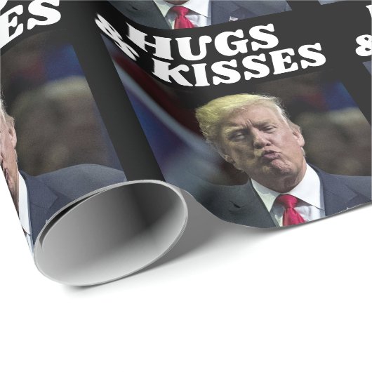 DONALD TRUMP GRAPPIG KISS INPAKPAPIER (Rol Hoek)