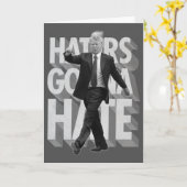 Donald Trump Grappige Verjaardag Kaart (Gele Bloem)