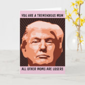 DONALD TRUMP GRAPPIGE VERJAARDAGSKAARTEN MAM KAART (Gele Bloem)