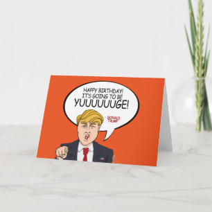 Donald Trump Groet - Gelukkige Verjaardag Kaart