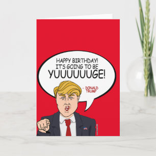 Donald Trump Groet - Gelukkige Verjaardag - PNG.nl Kaart