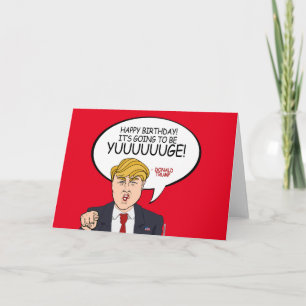 Donald Trump Groet - Gelukkige Verjaardag - PNG.nl Kaart