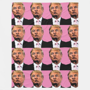 DONALD TRUMP GROTE FLEECE BLANKET