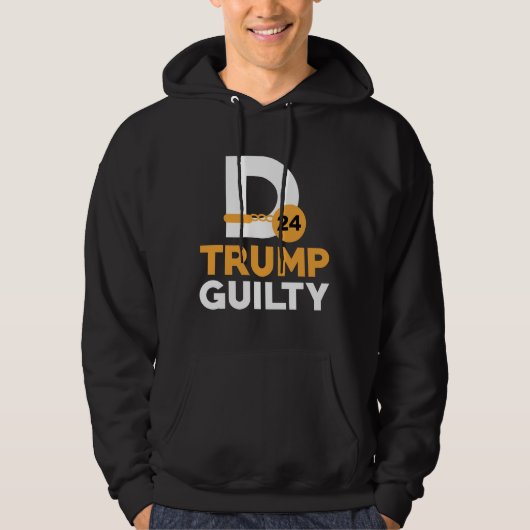 Donald Trump Guilty Hoodie (Voorkant)