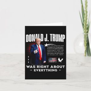 Donald Trump had gelijk over alles - Trump 20 Kaart
