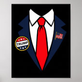 Donald Trump Halloween Kostuum Easy Last Minute Co Poster (Voorkant)