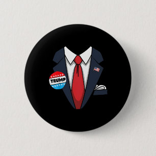 Donald Trump Halloween Kostuum Pak Voor Peuter Ki Ronde Button 5,7 Cm
