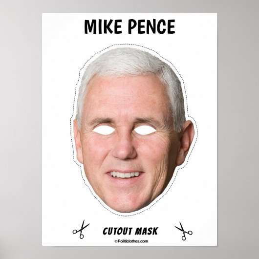 Donald Trump Halloween Mask Poster (Voorkant)