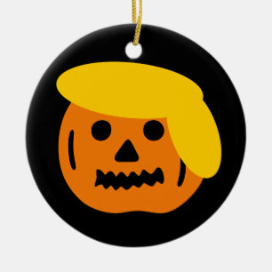 Donald Trump Halloween pompoenkop carpoolgebied Keramisch Ornament