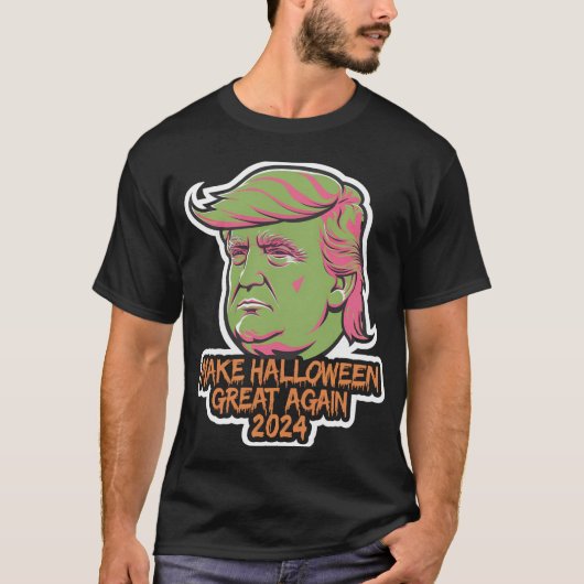 Donald Trump Halloween T-shirt (Devant)