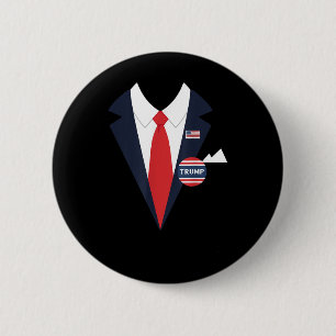 Donald Trump Halloweenkostuum Grappig Kinder pak Ronde Button 5,7 Cm