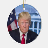 DONALD TRUMP HANDSOME PORTRAIT CHRISTMAS ORNAMENT (Links)