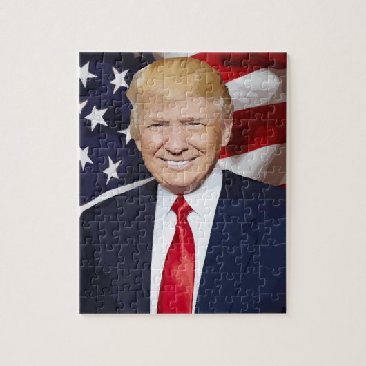DONALD TRUMP HANDSOME PORTRAIT-puzzel Legpuzzel (Verticaal)