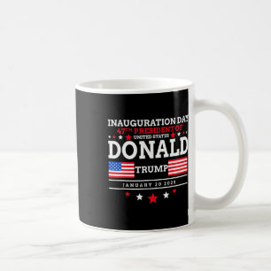 Donald Trump heeft in 2024 de Mannen van de inaugu Koffiemok