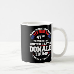Donald Trump heeft in 2024 de Mannen van de inaugu Koffiemok