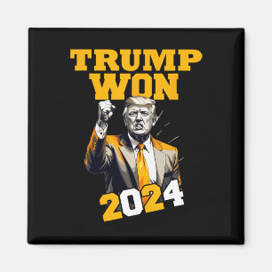 Donald Trump heeft in 2024 de Mannen van de inaugu Magneet