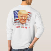Donald Trump heeft me al mishandeld? T-shirt (Achterkant)