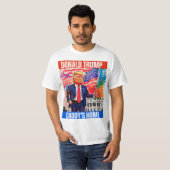 DONALD TRUMP, HET HUIS VAN PAPA T-SHIRT (Voorkant volledig)