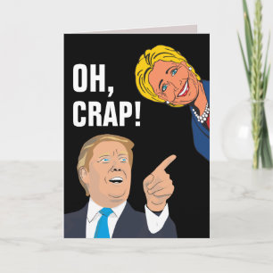 DONALD TRUMP & HILLARY CLINTON FUNNY BIRTHDAY Kaar Kaart