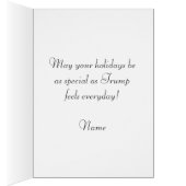 Donald Trump Holiday Card (Binnen (Rechts))