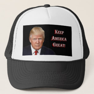 Donald Trump - houd Amerika Groot Trucker Pet