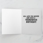 DONALD TRUMP ILS ME VOIENT LA CARTE DE SALUT DE RO (Intérieur)