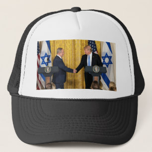 Donald Trump in Israël met Bibi Netanyahu Trucker Pet