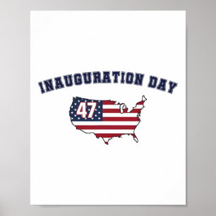 Donald Trump Inauguratie Dag 47e President van de Poster