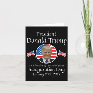 Donald Trump Inauguratiedag 2025 47e president van Kaart