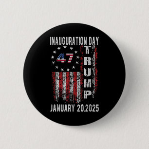 Donald Trump Inauguratiedag 2025 47ste Trump 202 Ronde Button 5,7 Cm