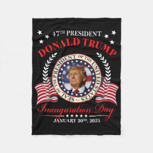 Donald Trump inauguratiedag 2025 VS 47e president Fleece Deken