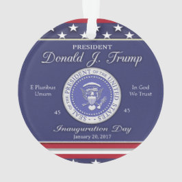 Donald Trump Inaugurations Day Ornament