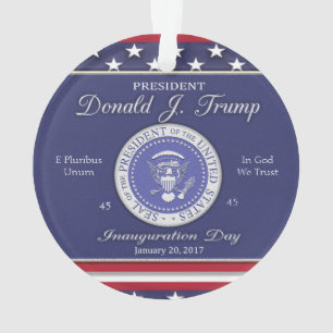 Donald Trump Inaugurations Day Ornament