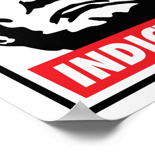 Donald Trump Indicated 2023 Poster (Hoek)