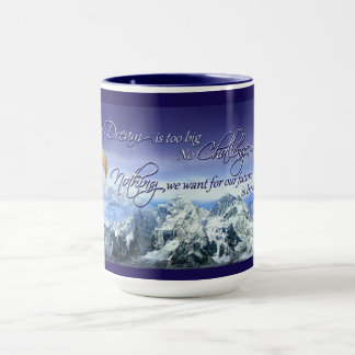 Donald Trump Inspirerend Quote Eagle & Mountains Mok