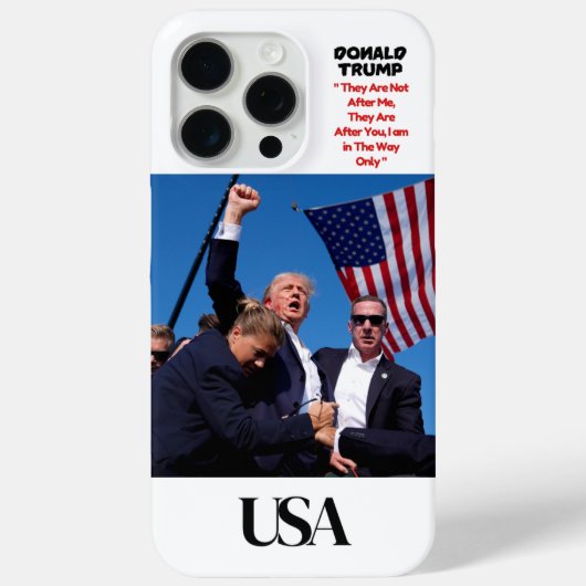 Donald Trump iPhone Case (Achterkant)