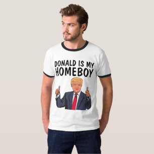 DONALD TRUMP IS MIJN HOMEBOY Funny T-shirts