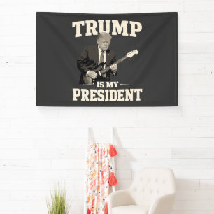 Donald Trump is mijn president Spandoek