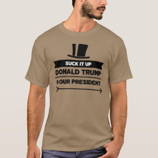 Donald Trump is ons President grappig Mannen shirt