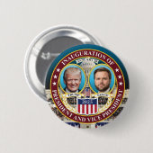 Donald Trump J.D. Vance Inauguratie 20 januari 202 Ronde Button 5,7 Cm (Voorkant /achterkant)
