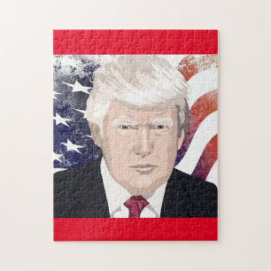 DONALD TRUMP JIGSAW PUZZZLE LEGPUZZEL