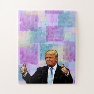 DONALD TRUMP JIGSAW PUZZZLE LEGPUZZEL