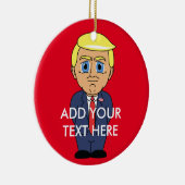 Donald Trump Keramisch Ornament (Rechts)
