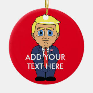 Donald Trump Keramisch Ornament