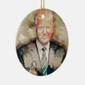Donald Trump Keramisch Ornament (Rechts)