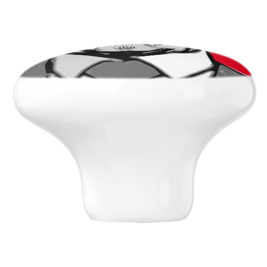 DONALD TRUMP KERAMISCHE KNOP (Zijkant)