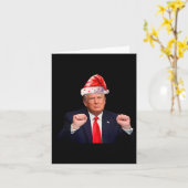Donald Trump Kerst Grappig President 47 Trump SA Kaart (Gele Bloem)
