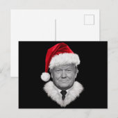 Donald Trump Kerst Grappig Santa Hat Gift Feestdagenkaart (Voorkant / Achterkant)